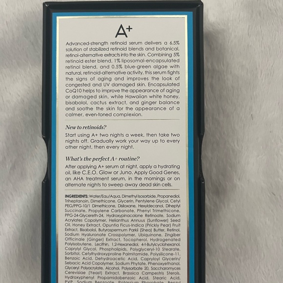 💖NWT Authentic💖 Sunday Riley A+ High-Dose Retinol Serum 1 fl. oz. Full Size💖 - Picture 5 of 12